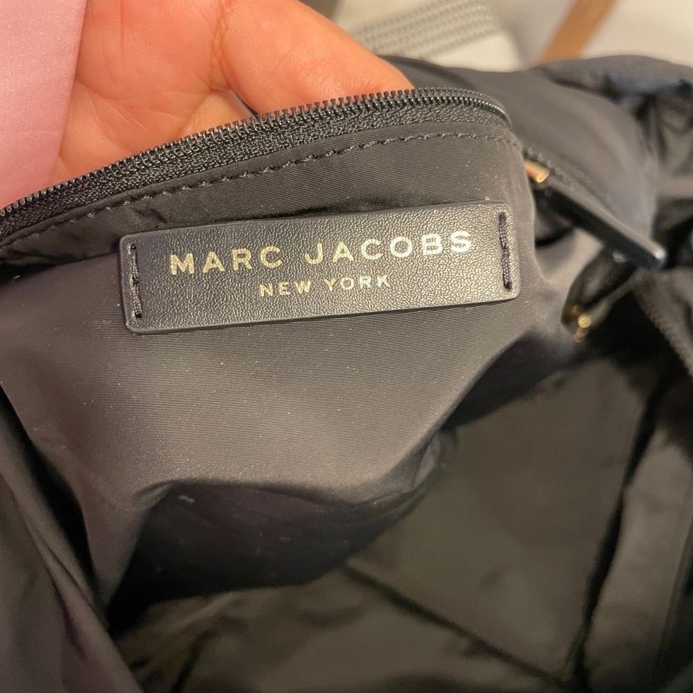 Marc Jacobs Black Quilted Nylon Tote - Picture 6 of 12